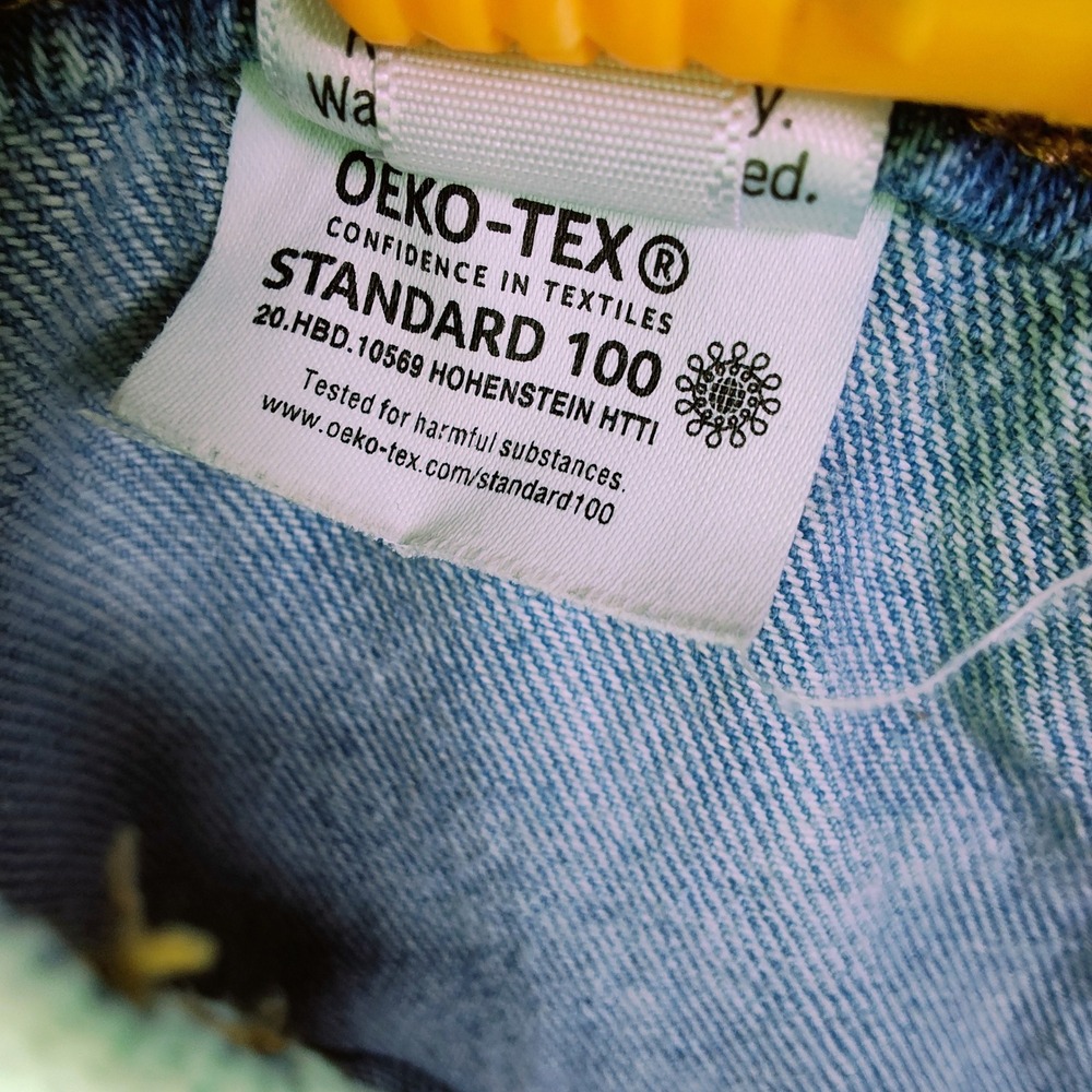 SO Women's High Rise Cargo Wide Leg‎ Jeans Light Wash Bleached Blue Size Medium - Picture 12 of 12